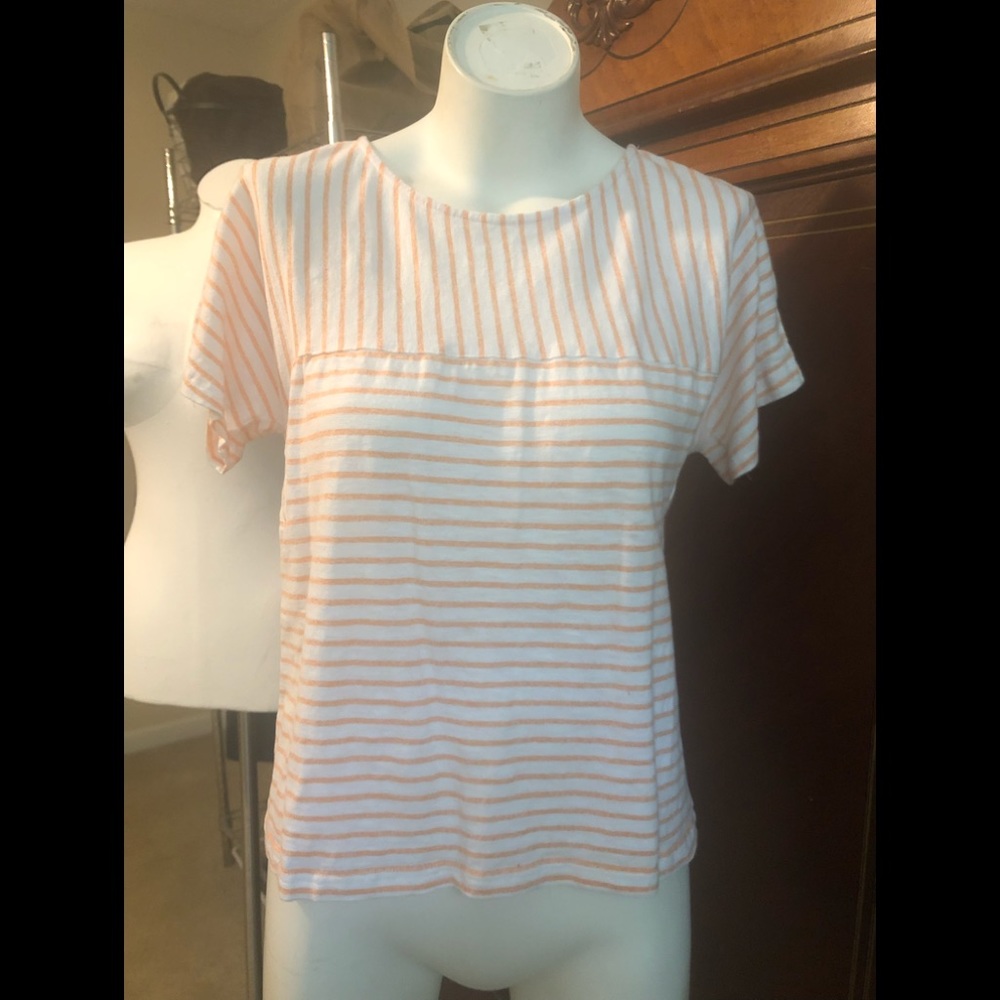 Anthropologie Poetic Woods striped top